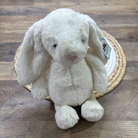 Jellycat Other - Jellycat Bashful Cream Bunny Plush Medium 12" Stuffed Animal TAG ATTACHED *READ*